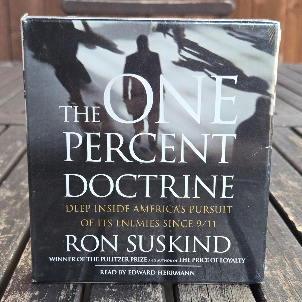 Sealed The One Percent Doctrine Ron Suskind 5 CD Audiobook Edward Herrmann